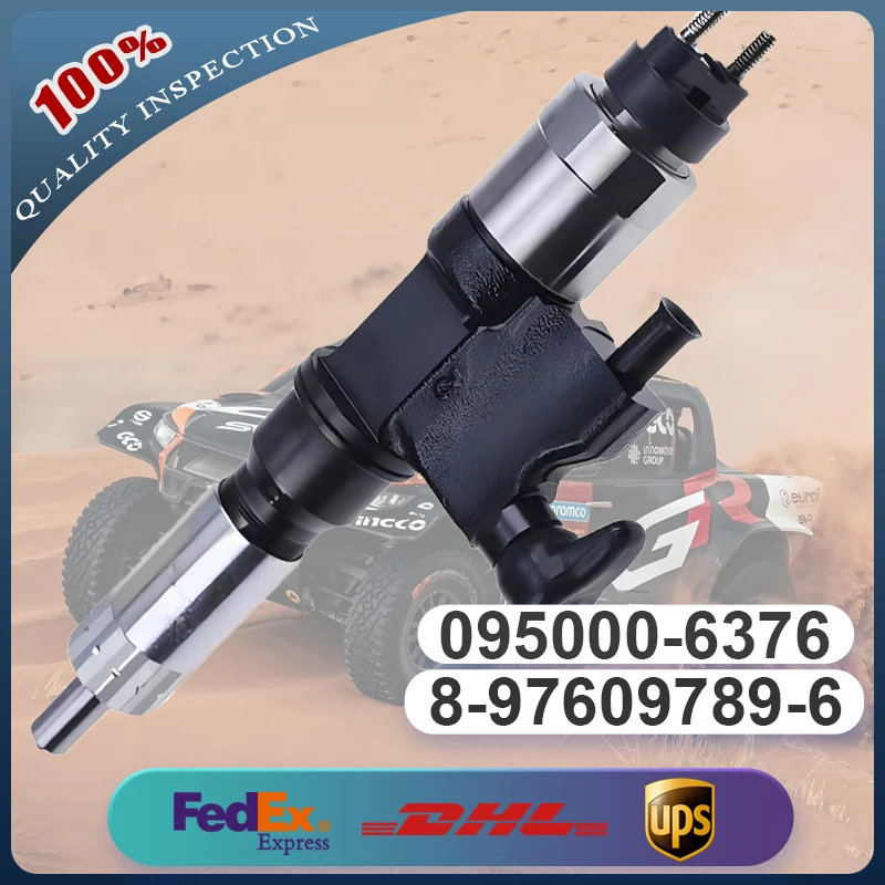 Fuel Injector 095000-6376 095000-6373 8-97609789-0 8-97609789-6 for Isuzu Engine 4HK1 6HK1 Truck FRR FSR FTR FVR NPR NQR NRR 
Fuel Injector 095000-6376 095000-6373 8-97609789-0 8-97609789-6 for Isuzu Engine 4HK1 6HK1 Truck FRR FSR FTR FVR NPR NQR NRR