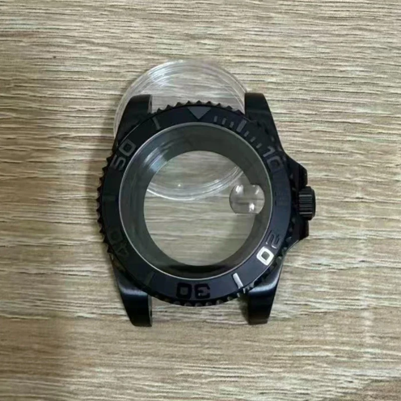 Black Yacht Design Style Case with Sapphire Crystal Water Resistant for NH35 Nh36 Nh34 Automatic Mechanical Movement Watch Case
Black Yacht Design Style Case with Sapphire Crystal Water Resistant for NH35 Nh36 Nh34 Automatic Mechanical Movement Watch Case