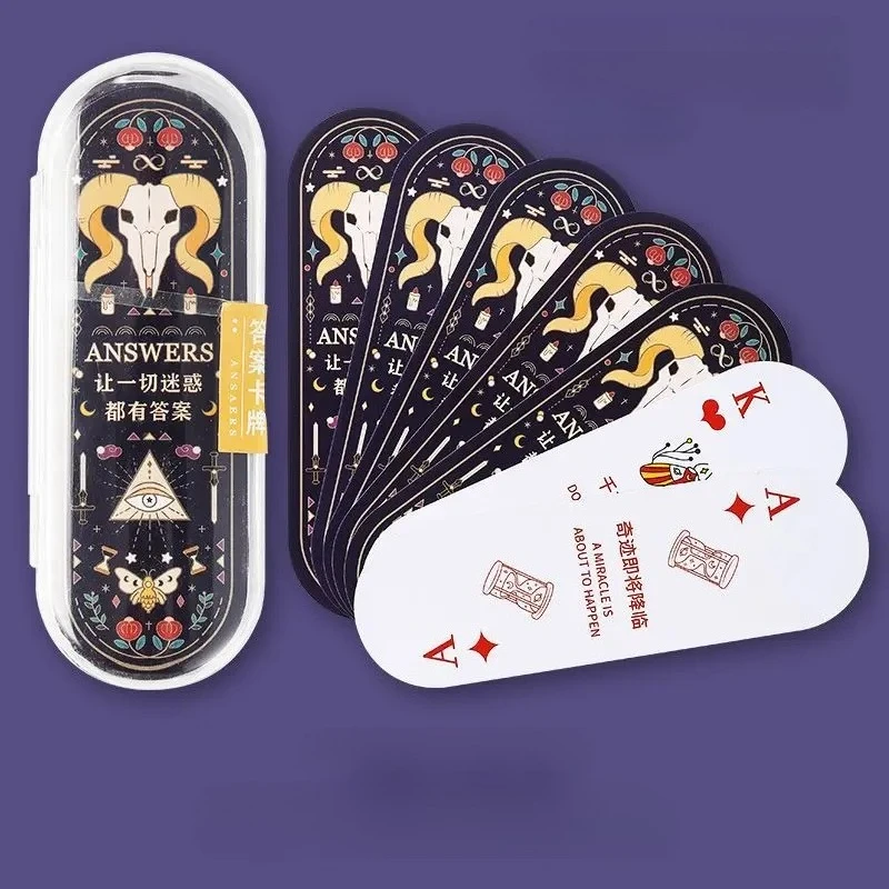 Милые круглые длинные игральные карты можно носить в коробке, портативные для покера, для вечеринки, кемпинга, туризма, отдыха, развлечений, настольной игры
Милые круглые длинные игральные карты можно носить в коробке, портативные для покера, для вечеринки, кемпинга, туризма, отдыха, развлечений, настольной игры