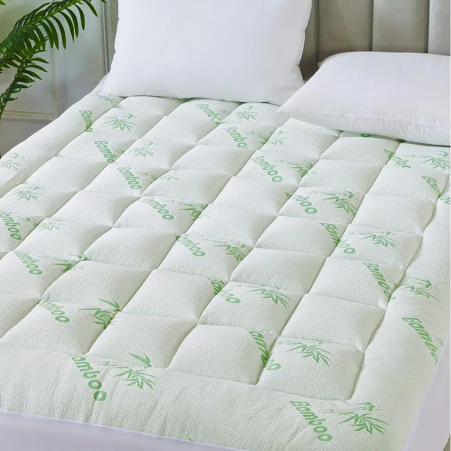 BambooViscose Mattress Topper King Size, Thick Pillow Top Mattress Pad with Stretchable Pockets for 618 inches Mattress, Soft Br
BambooViscose Mattress Topper King Size, Thick Pillow Top Mattress Pad with Stretchable Pockets for 618 inches Mattress, Soft Br