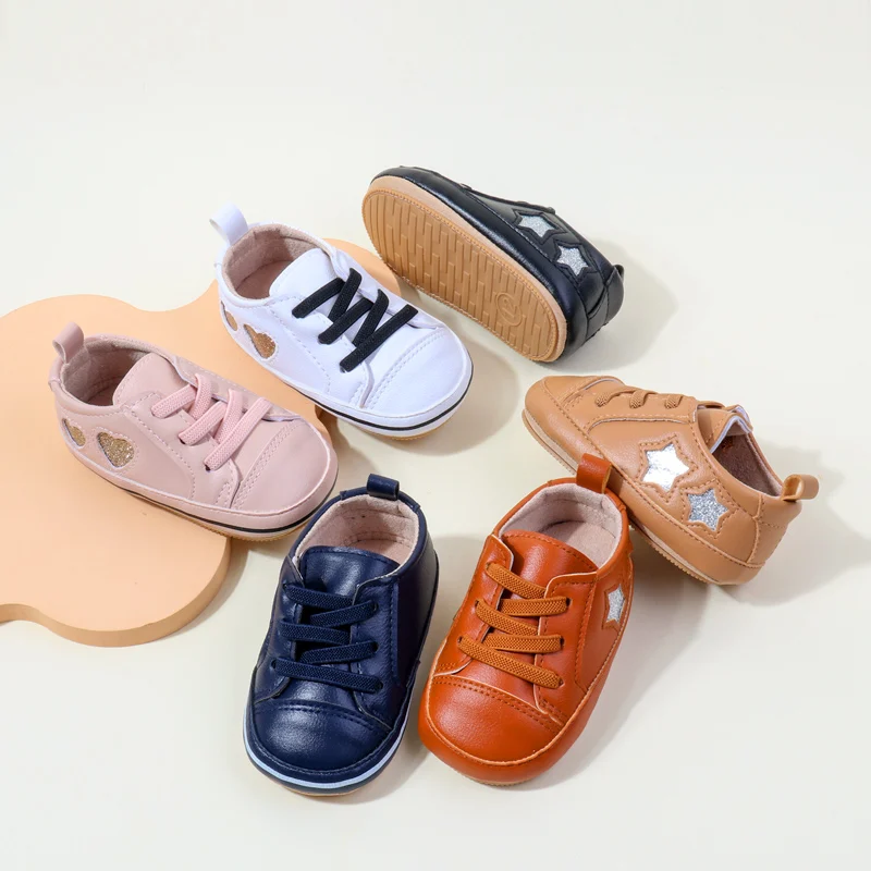 Baby Shoes Spring and Autumn Style High Quality Soft PU for Newborn Toddler Boys and Girls Prewalking Outdoor Sport BXC4017-4018
Baby Shoes Spring and Autumn Style High Quality Soft PU for Newborn Toddler Boys and Girls Prewalking Outdoor Sport BXC4017-4018