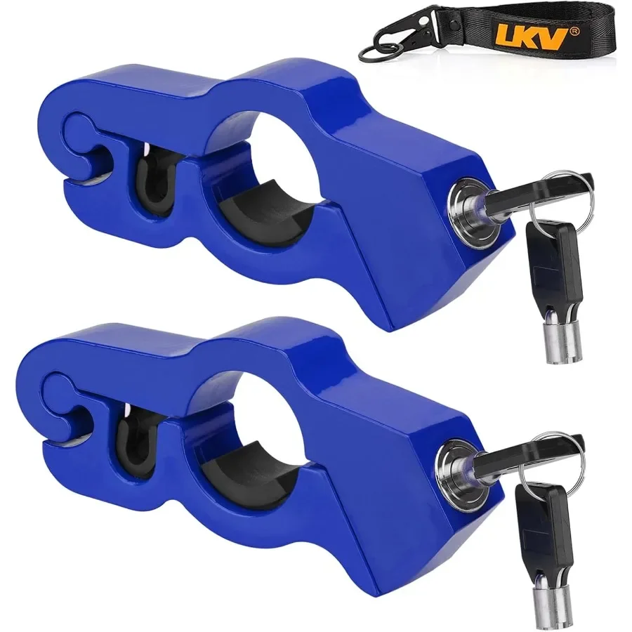 Universal Adjustable Motorcycle Handlebar Lock AntiTheft Brake Grip Throttle Lock for Bike Scooter Mopeds ATV with Blue Design
Universal Adjustable Motorcycle Handlebar Lock AntiTheft Brake Grip Throttle Lock for Bike Scooter Mopeds ATV with Blue Design