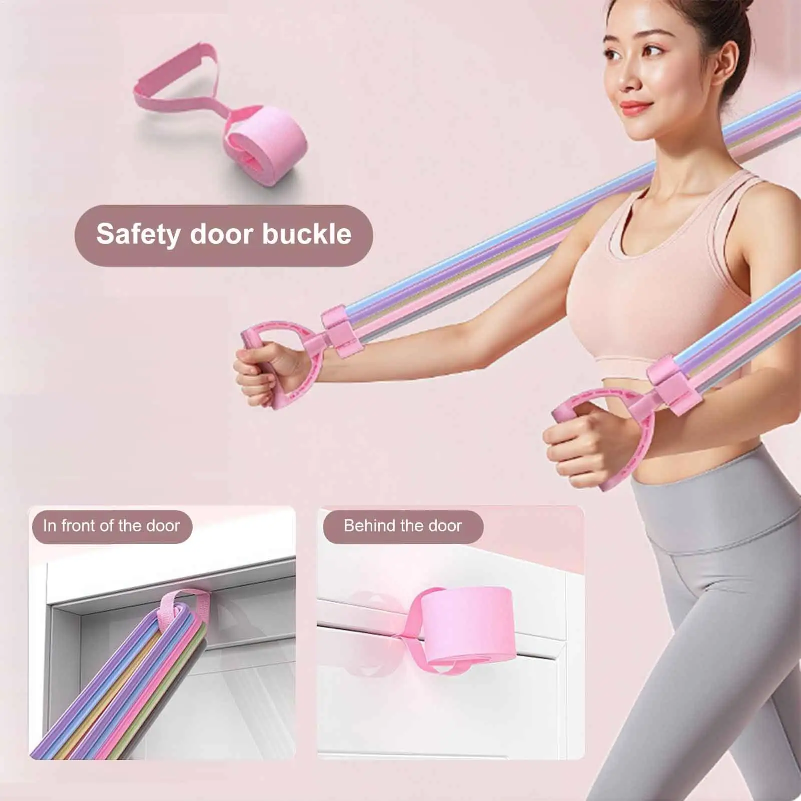 Exercise Bands Workout Bands With Handles Tension Rope Door Attachment Home Gym Accessories Workout Equipment For Strength
Exercise Bands Workout Bands With Handles Tension Rope Door Attachment Home Gym Accessories Workout Equipment For Strength