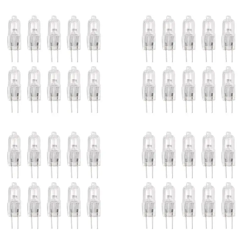 ABUP-40 Pcs, G4 Halogen Lamp 12V 35W Pin Lamp Warm White
ABUP-40 Pcs, G4 Halogen Lamp 12V 35W Pin Lamp Warm White