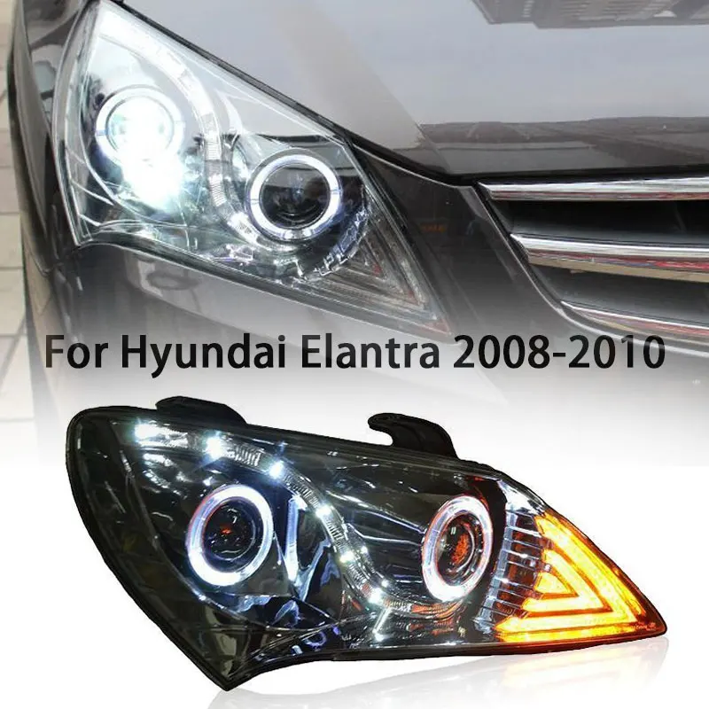 Фара для Hyundai Elantra, светодиодная фара 2008-2010, фары Elantra DRL, указатель поворота, дальний свет, проектор «ангельский глаз», Len
Фара для Hyundai Elantra, светодиодная фара 2008-2010, фары Elantra DRL, указатель поворота, дальний свет, проектор «ангельский глаз», Len