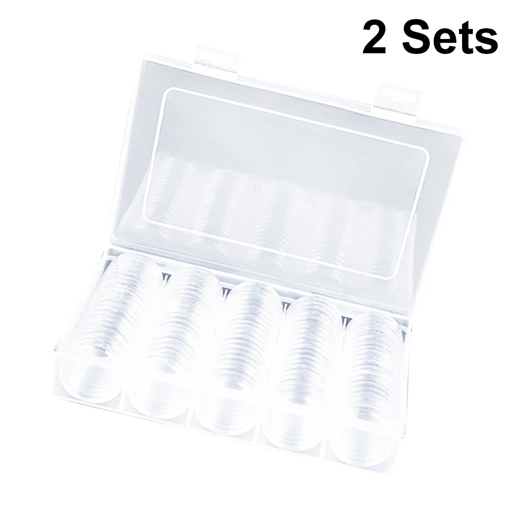 2 Sets 27Mm Clear Plastic Coin Cases Storage Boxes For Collectors Portable Transparent Holders Snap Cover Dustproof Moisture
2 Sets 27Mm Clear Plastic Coin Cases Storage Boxes For Collectors Portable Transparent Holders Snap Cover Dustproof Moisture