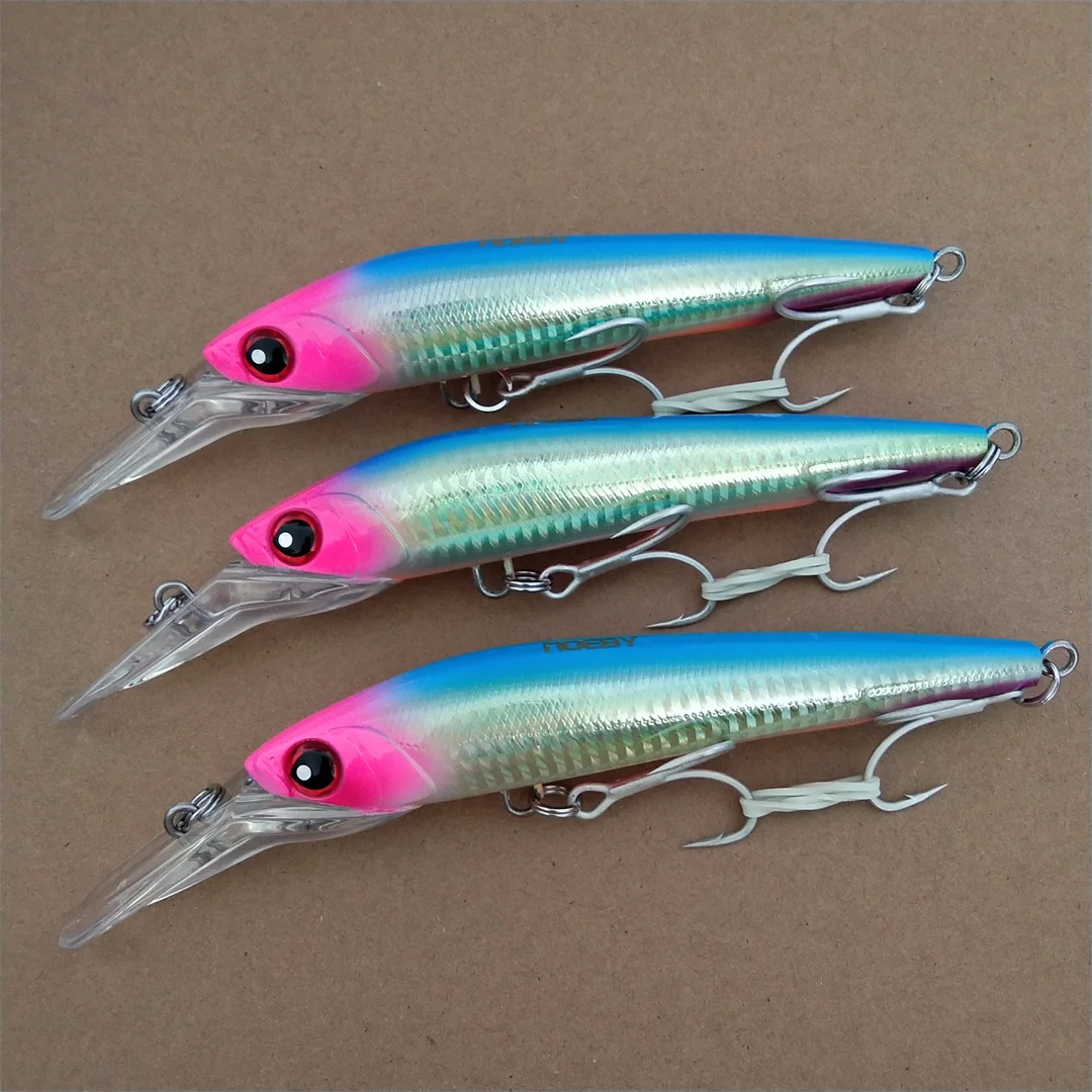 Noeby 3pcs 18cm 98g Sinking 7-9m Minnow Fishing Lure Artificial Bait Hard Wobbler For Pike Trolling Crankbait
Noeby 3pcs 18cm 98g Sinking 7-9m Minnow Fishing Lure Artificial Bait Hard Wobbler For Pike Trolling Crankbait