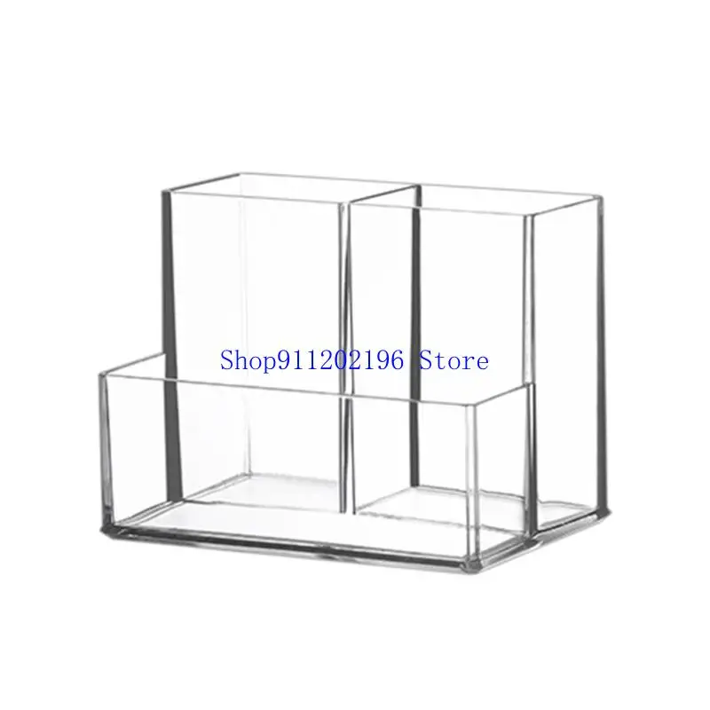 P82A Clear Acrylic Pen Organiser 3 Compartment Makeup Organiser Container Cosmetic Storage Box For Vanity Countertop Bathroom
P82A Clear Acrylic Pen Organiser 3 Compartment Makeup Organiser Container Cosmetic Storage Box For Vanity Countertop Bathroom