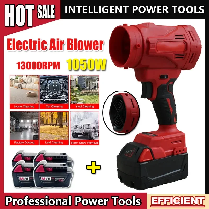 Беспроводная высокоскоростная бесщеточная воздуходувка для аккумуляторов Milwaukee 18В, 6-скоростной турбовентилятор, 130000 об/мин, мощный беспроводной очиститель от пыли
Беспроводная высокоскоростная бесщеточная воздуходувка для аккумуляторов Milwaukee 18В, 6-скоростной турбовентилятор, 130000 об/мин, мощный беспроводной очиститель от пыли