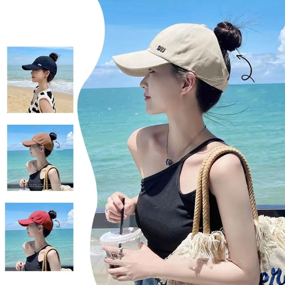 Retro Korean Style Empty Top Baseball Cap Cotton Letter Embroidery Sun Hat Baseball Hat Solid Color Peaked Cap Sports
Retro Korean Style Empty Top Baseball Cap Cotton Letter Embroidery Sun Hat Baseball Hat Solid Color Peaked Cap Sports