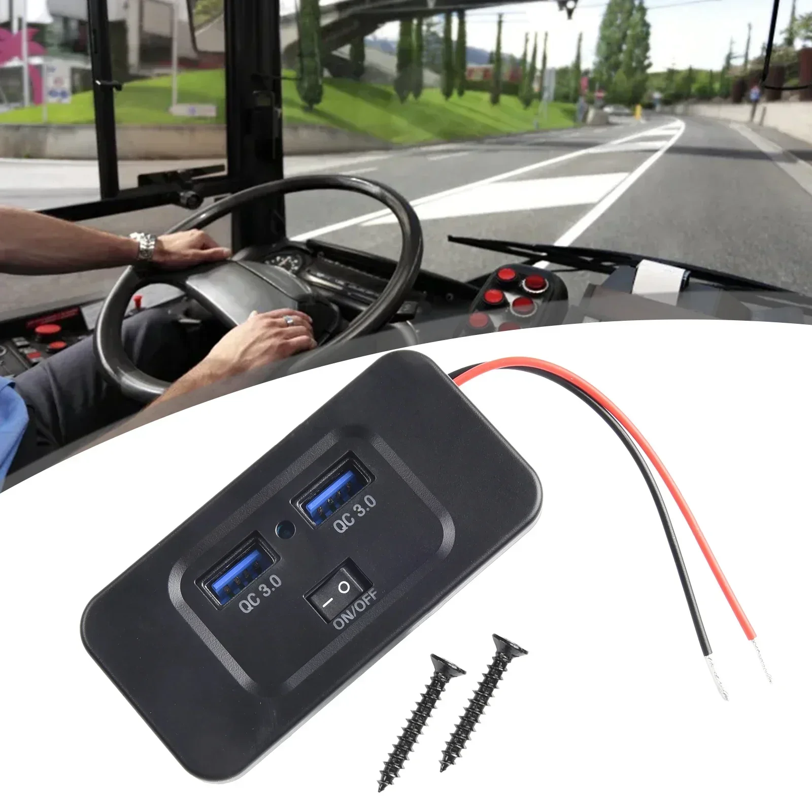 12V-24V QC 3.0 Dual USB Автомобильное быстрое зарядное устройство Розетка для крепления на панели Автомобильное зарядное устройство Синий свет 36 Вт Автомобильная электроника
12V-24V QC 3.0 Dual USB Автомобильное быстрое зарядное устройство Розетка для крепления на панели Автомобильное зарядное устройство Синий свет 36 Вт Автомобильная электроника