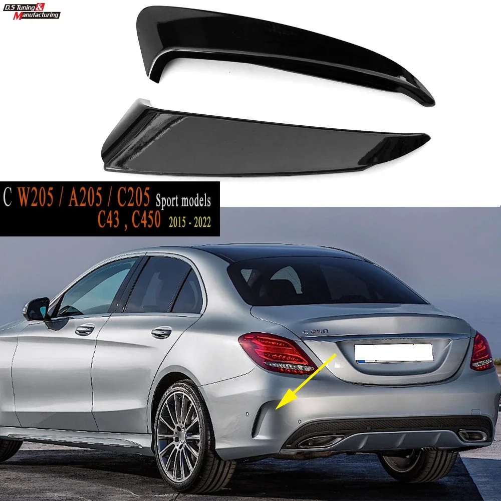 C43 Style Plastic Rear Bumper Canard for C Class 2015 - 2022 Sedan Wagon Coupe Cabrio W205 C205 A205 S205 Sport Models & C43 C63
C43 Style Plastic Rear Bumper Canard for C Class 2015 - 2022 Sedan Wagon Coupe Cabrio W205 C205 A205 S205 Sport Models & C43 C63
