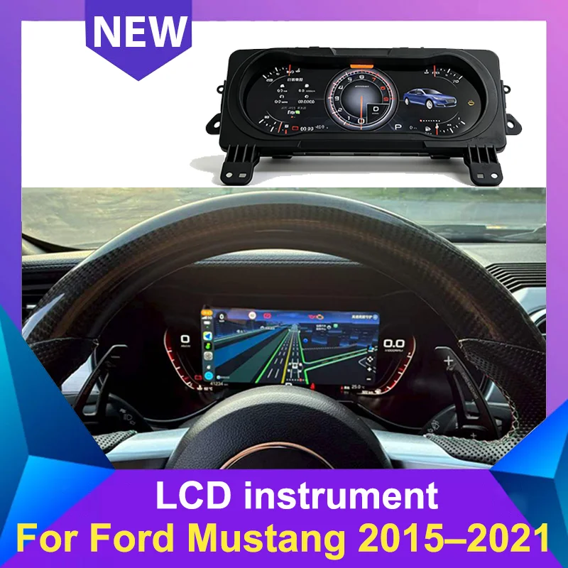 For Ford Mustang 2015 2016 2017 2018-2021 Latest Car LCD Digital Dashboard Panel Virtual Instrument Cluster Cock Speedometer
For Ford Mustang 2015 2016 2017 2018-2021 Latest Car LCD Digital Dashboard Panel Virtual Instrument Cluster Cock Speedometer