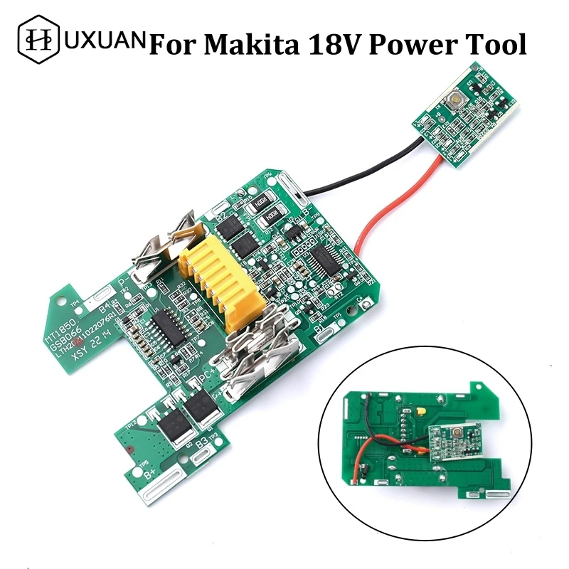 Replacement For Makita BL1830 BL1840 BL1850 BL1860 18V Li-Ion Battery BMS PCB Charging Protection Circuit Board Plate
Replacement For Makita BL1830 BL1840 BL1850 BL1860 18V Li-Ion Battery BMS PCB Charging Protection Circuit Board Plate