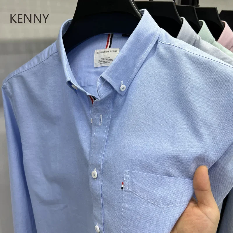 Billy 2025 Casual Simple High Quality Embroidery Cotton Pocket Shirt Men's Spring and Autumn Long Sleeve Blue Designer Clothes
Billy 2025 Casual Simple High Quality Embroidery Cotton Pocket Shirt Men's Spring and Autumn Long Sleeve Blue Designer Clothes