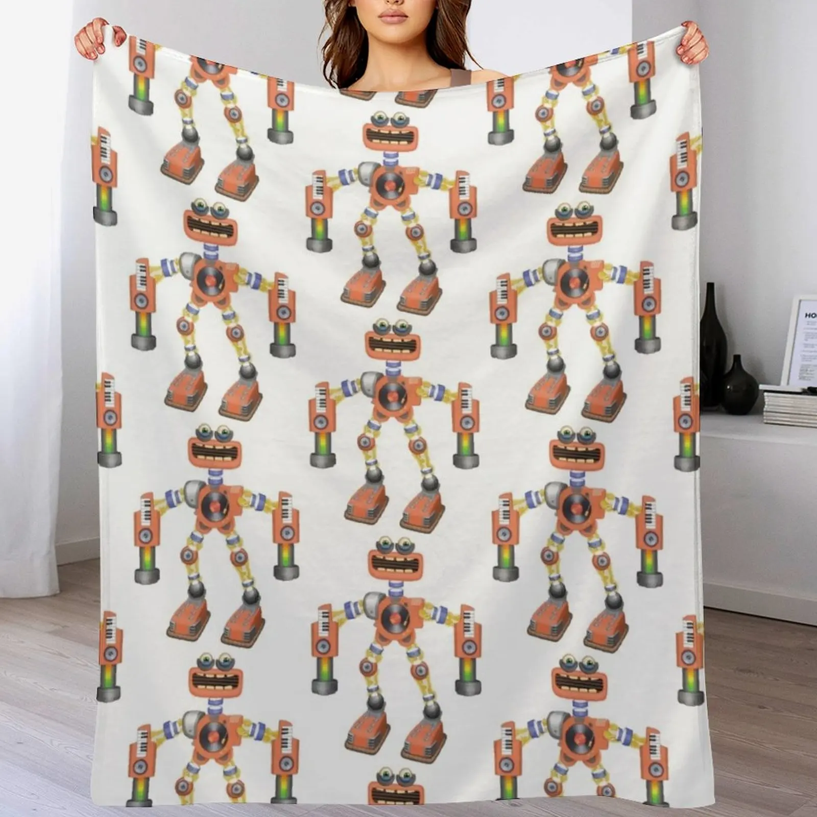 rare wubbox - my singing monsters wubbox Throw Blanket Cozy Light Blanket for Travel Camping Picnic
rare wubbox - my singing monsters wubbox Throw Blanket Cozy Light Blanket for Travel Camping Picnic