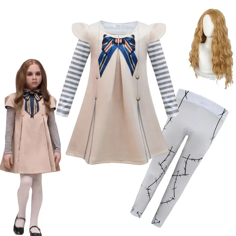 M3GAN платья и штаны для маленьких девочек, комплекты одежды, кукла AI, роботы Меган, карнавальный костюм на Хэллоуин, одежда для дня рождения 
M3GAN платья и штаны для маленьких девочек, комплекты одежды, кукла AI, роботы Меган, карнавальный костюм на Хэллоуин, одежда для дня рождения