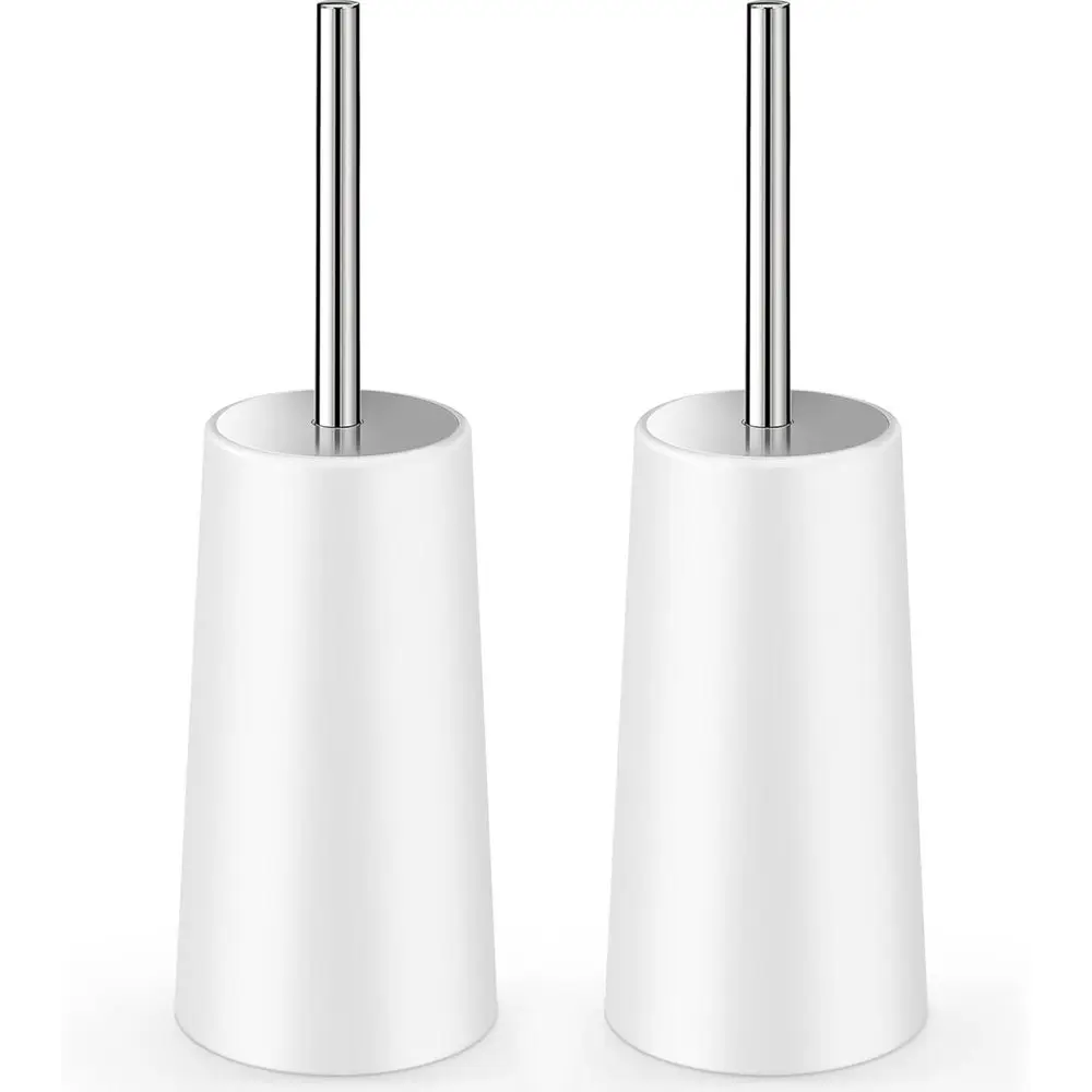 2-Pack Toilet Brush Set with 304 Stainless Steel Long Handle, White, Ergonomic and Durable Bathroom Cleaning Tool
2-Pack Toilet Brush Set with 304 Stainless Steel Long Handle, White, Ergonomic and Durable Bathroom Cleaning Tool