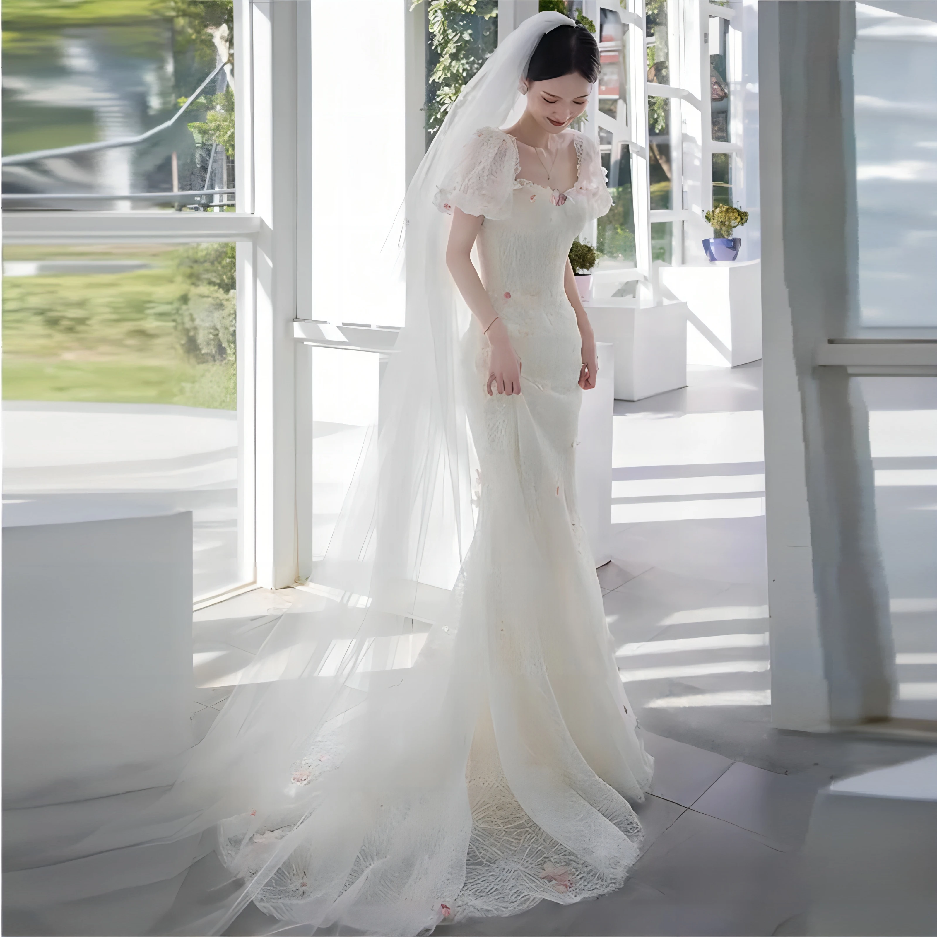 Mermaid Wedding Dress 2024 New White Square Neck Premium Sense Drag Tail Wedding Engagement Evening Gowns Dresses Women Summer
Mermaid Wedding Dress 2024 New White Square Neck Premium Sense Drag Tail Wedding Engagement Evening Gowns Dresses Women Summer