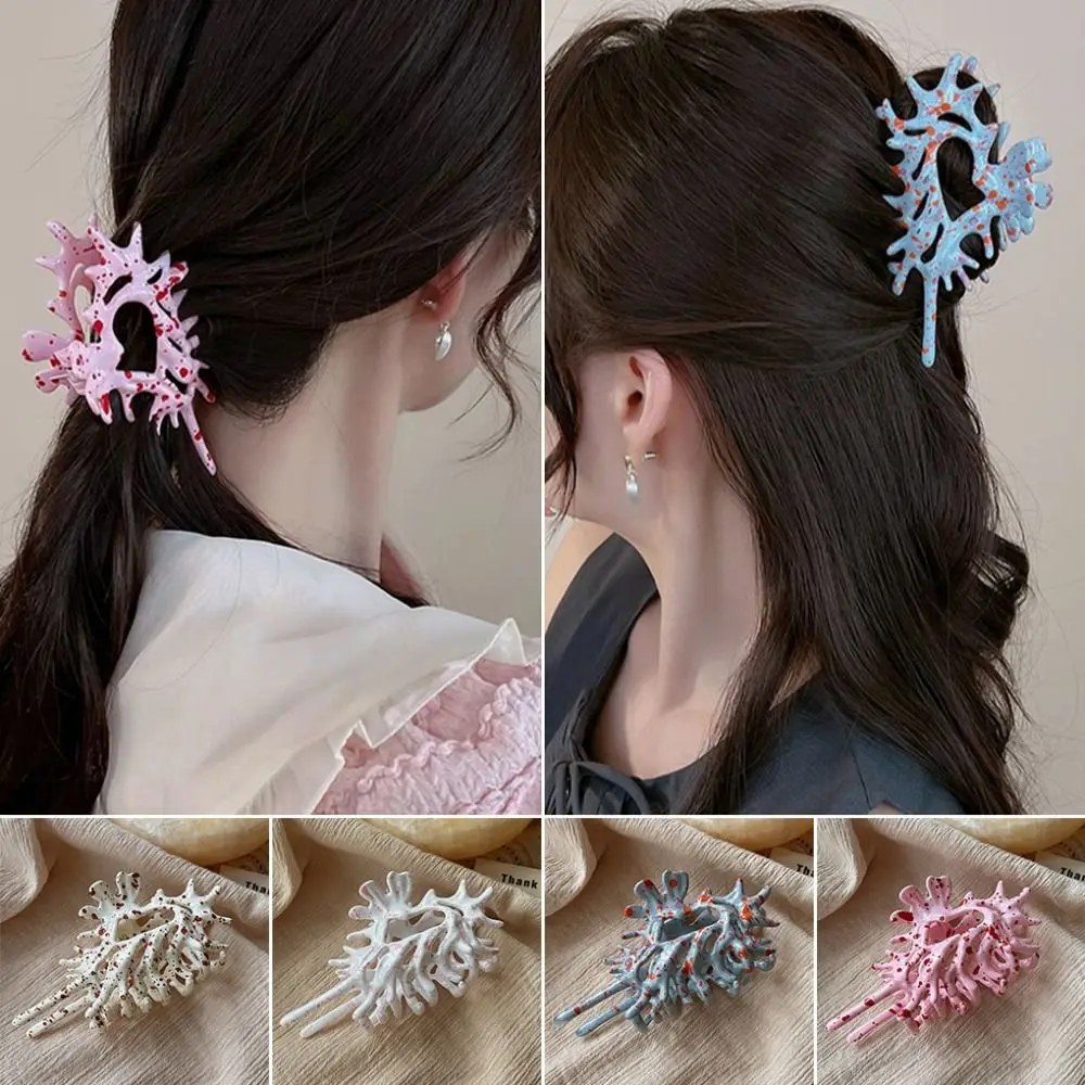 Creative Acrylic Conch Hair Clip Geometric Headdress Hair Gripper Irregular Spots Hair Accessories Hair Claw Grasp Daily
Creative Acrylic Conch Hair Clip Geometric Headdress Hair Gripper Irregular Spots Hair Accessories Hair Claw Grasp Daily