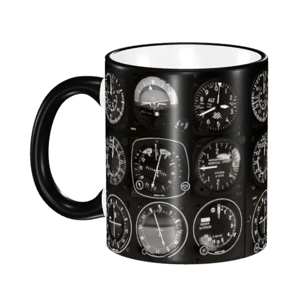 Custom Aircraft Instrument Panel Coffee Mug DIY Flight Dashboard Ceramic Mug Cup Creative Present
Custom Aircraft Instrument Panel Coffee Mug DIY Flight Dashboard Ceramic Mug Cup Creative Present