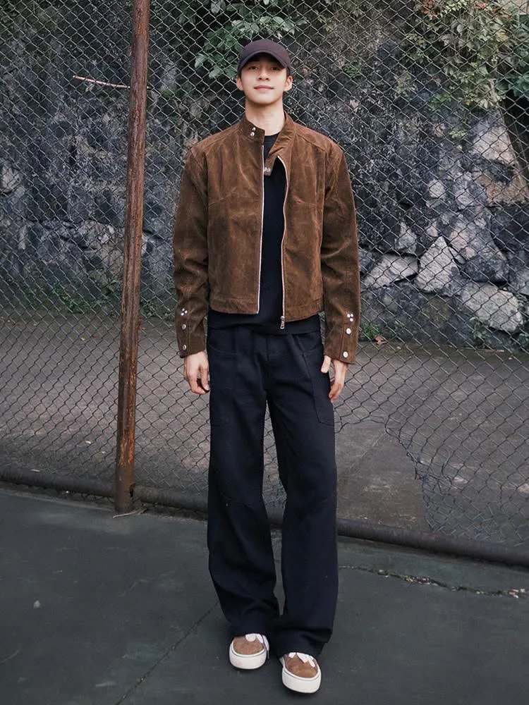 American Sle Suede Stand Collar Jaet Men's Spring Autumn New Sle Workwear Windbreaker Outerwear
American Sle Suede Stand Collar Jaet Men's Spring Autumn New Sle Workwear Windbreaker Outerwear