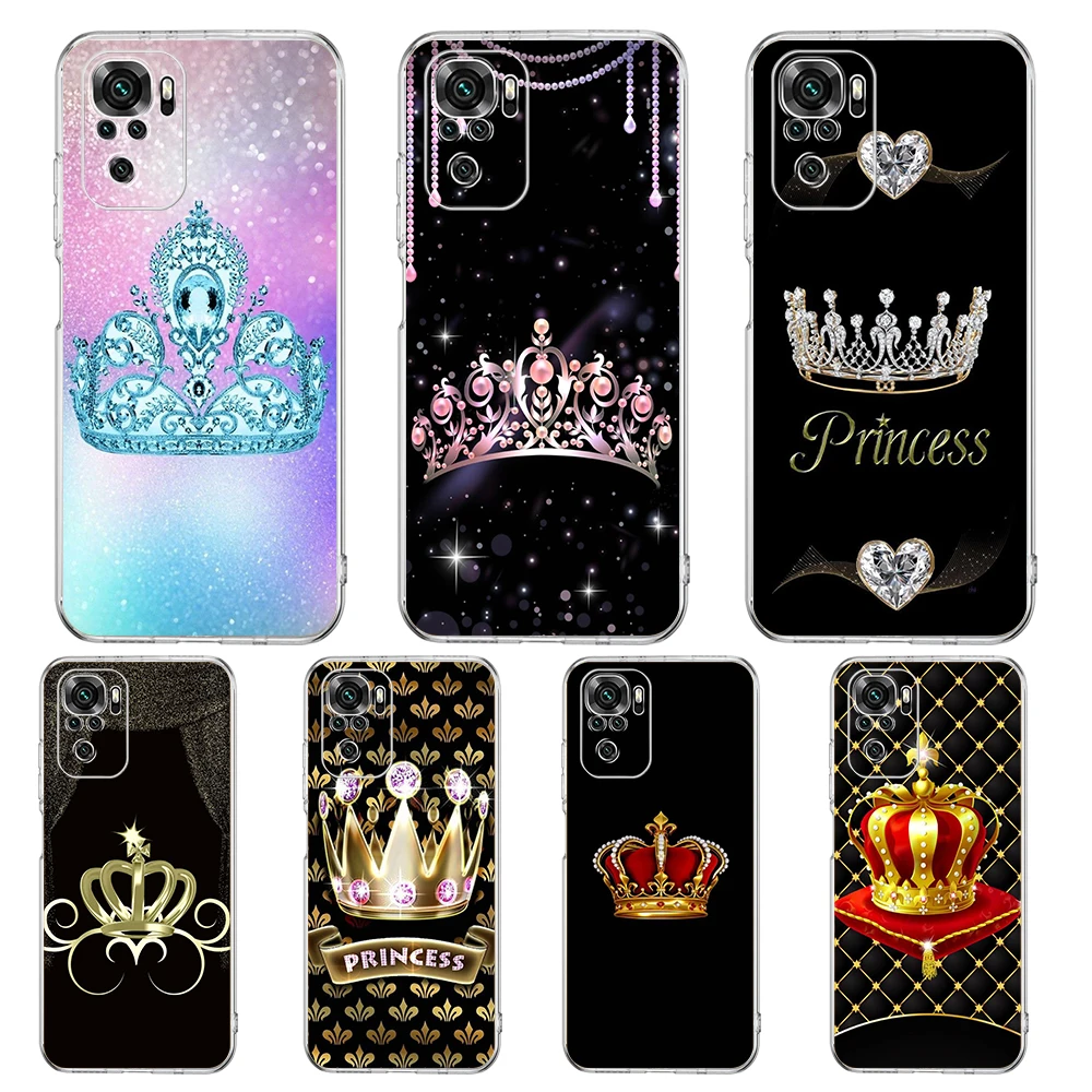 Diamond Crown Phone Case Cover for Redmi Note 10 11 11T 7 8 8T 9 K40 Gaming 9A 9C Pro Plus Transparent Shell Fundas Capas Bags
Diamond Crown Phone Case Cover for Redmi Note 10 11 11T 7 8 8T 9 K40 Gaming 9A 9C Pro Plus Transparent Shell Fundas Capas Bags