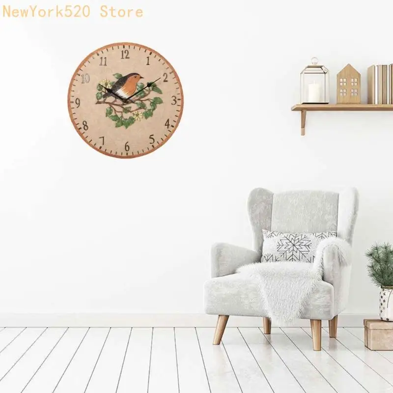N84C Vintage Outdoor Waterproof Bird Pattern Resins Wall Clock Garden Patios Decors
N84C Vintage Outdoor Waterproof Bird Pattern Resins Wall Clock Garden Patios Decors
