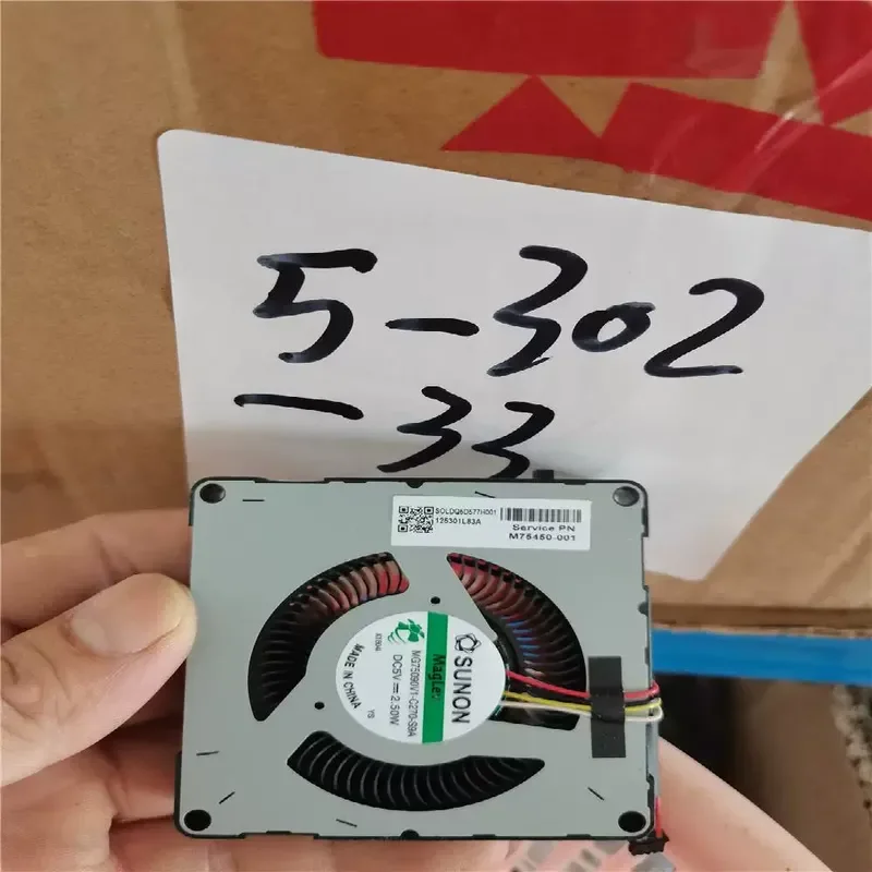 for SUNON MG75090V1-C270-S9A 5V M75450-001 Notebook CPU Fan
for SUNON MG75090V1-C270-S9A 5V M75450-001 Notebook CPU Fan