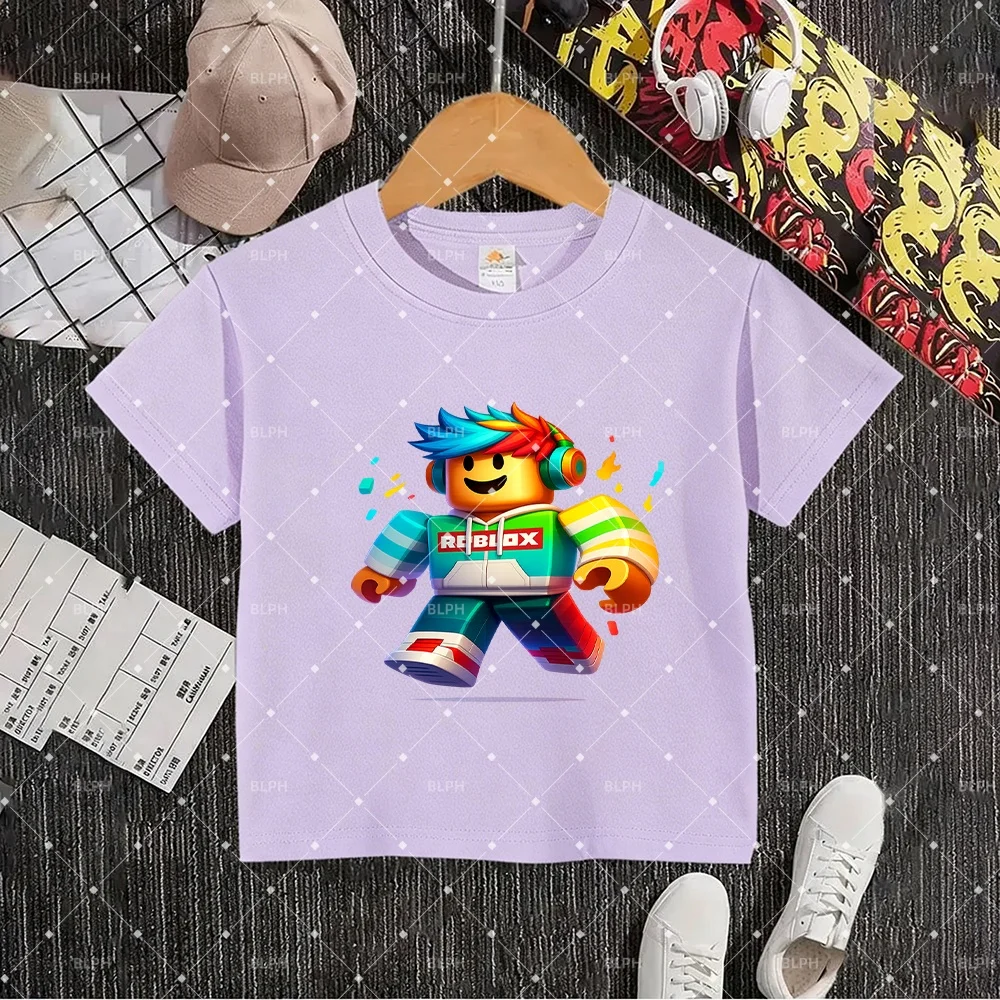 Cute Roblox Character Print Kids T-Shirt, Colorful Hoodie Style Children's Top, Fashionable and Comfortable for Boys/Girls
Cute Roblox Character Print Kids T-Shirt, Colorful Hoodie Style Children's Top, Fashionable and Comfortable for Boys/Girls