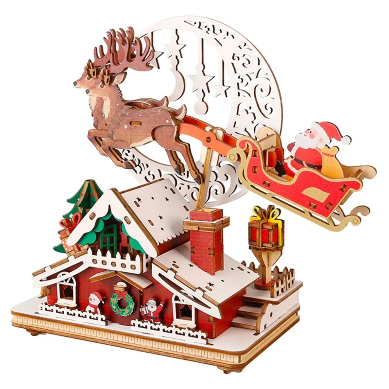 Interactive Wooden Christmas Music Box With Glowing Feature And Classical Songs For Family N84C
Interactive Wooden Christmas Music Box With Glowing Feature And Classical Songs For Family N84C