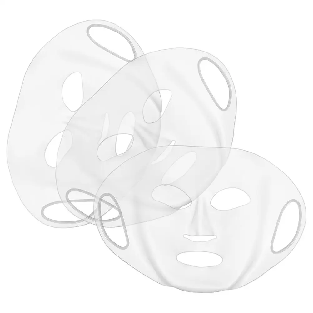 3 Pcs Reusable Silicone Face Mask Cover Skincare Human Facial Wrap Moisturizing Beauty Tool Face Mask Applicator Skin Care Masks
3 Pcs Reusable Silicone Face Mask Cover Skincare Human Facial Wrap Moisturizing Beauty Tool Face Mask Applicator Skin Care Masks