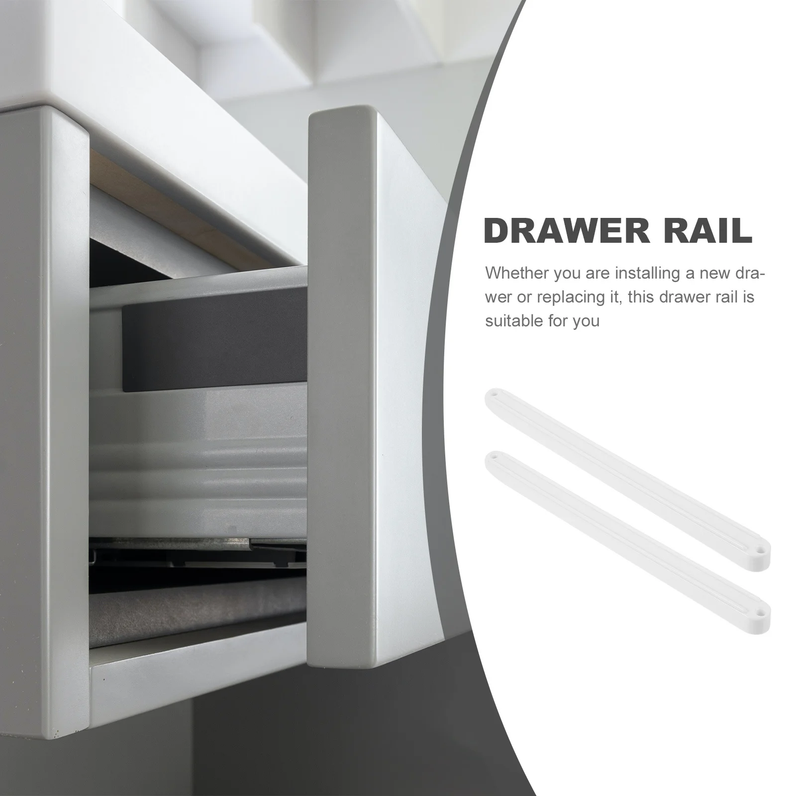 1Set Drawer Slide 235Mm Plastic Track Guide for Drawer Replacement Heavy Duty Non Deformable Cabinet Slides Smooth Running
1Set Drawer Slide 235Mm Plastic Track Guide for Drawer Replacement Heavy Duty Non Deformable Cabinet Slides Smooth Running
