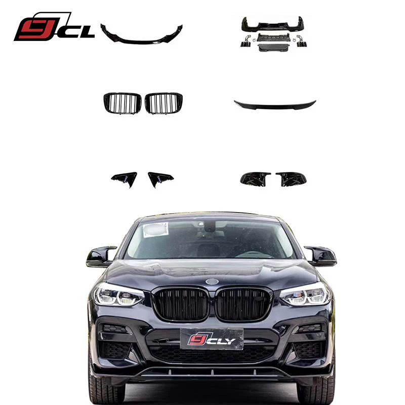 CLY G02 черный корпус наборы для BMWs X4 G02 обновление black knight передняя губа диффузор боковая юбка решетка выхлопная труба крылья 2018-2021
CLY G02 черный корпус наборы для BMWs X4 G02 обновление black knight передняя губа диффузор боковая юбка решетка выхлопная труба крылья 2018-2021