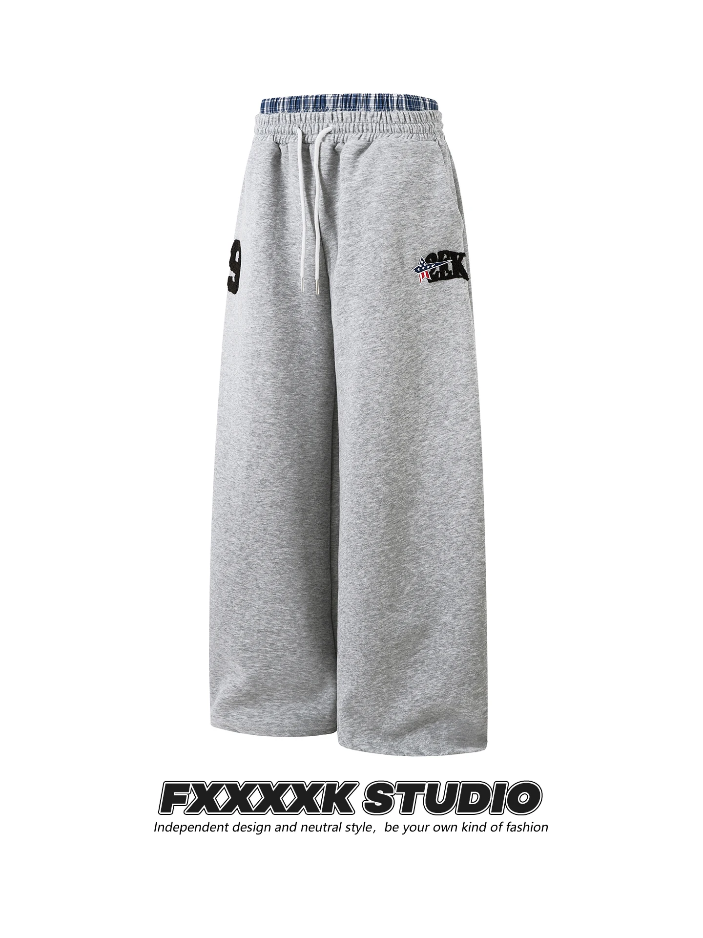 Оригинальные американские повседневные брюки FXK в клетку с эффектом двухслойности, свободные прямые спортивные штаны с широкими штанинами, осенние
Оригинальные американские повседневные брюки FXK в клетку с эффектом двухслойности, свободные прямые спортивные штаны с широкими штанинами, осенние
