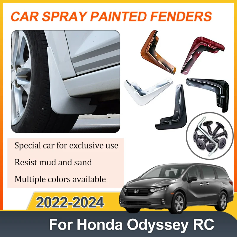 Car Baking Paint Fender For Honda Odyssey RC 2022 2023 2024 Front Rear Mud Flaps Mudguards Splash Flaps Auto Tools Accessories
Car Baking Paint Fender For Honda Odyssey RC 2022 2023 2024 Front Rear Mud Flaps Mudguards Splash Flaps Auto Tools Accessories