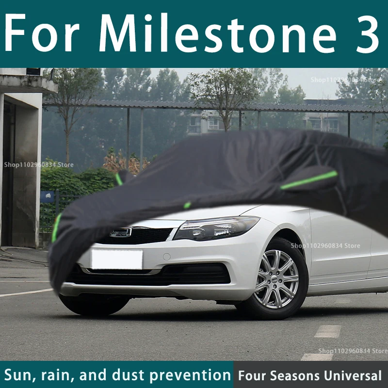 For Milestone3 210T Full Car Covers Outdoor Uv Sun Protection Dust Rain Snow Protective Anti-hail Car Cover Auto Black Cover
For Milestone3 210T Full Car Covers Outdoor Uv Sun Protection Dust Rain Snow Protective Anti-hail Car Cover Auto Black Cover