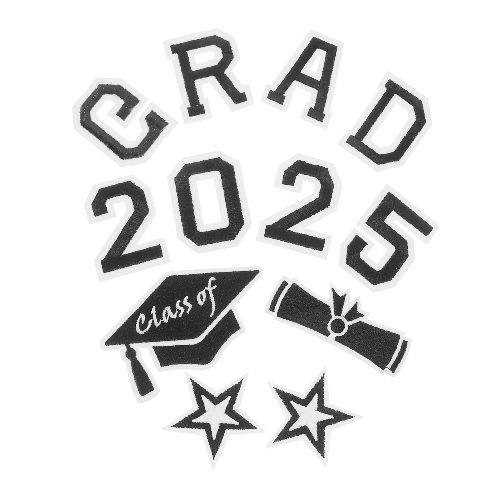 1Set 2025 Graduation Embroidery Patches Iron-on Applique for Clothes Bags Hats DIY Fabric Patches Fabric Patch
1Set 2025 Graduation Embroidery Patches Iron-on Applique for Clothes Bags Hats DIY Fabric Patches Fabric Patch