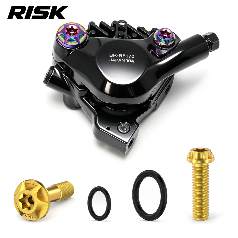 RISK Road Bike T30 Titanium M6x22 M6x24 Brake Caliper Locking Screw Bolt Oil Circuit Bolt Screw for R4770/R7070/8070/7170/8170
RISK Road Bike T30 Titanium M6x22 M6x24 Brake Caliper Locking Screw Bolt Oil Circuit Bolt Screw for R4770/R7070/8070/7170/8170