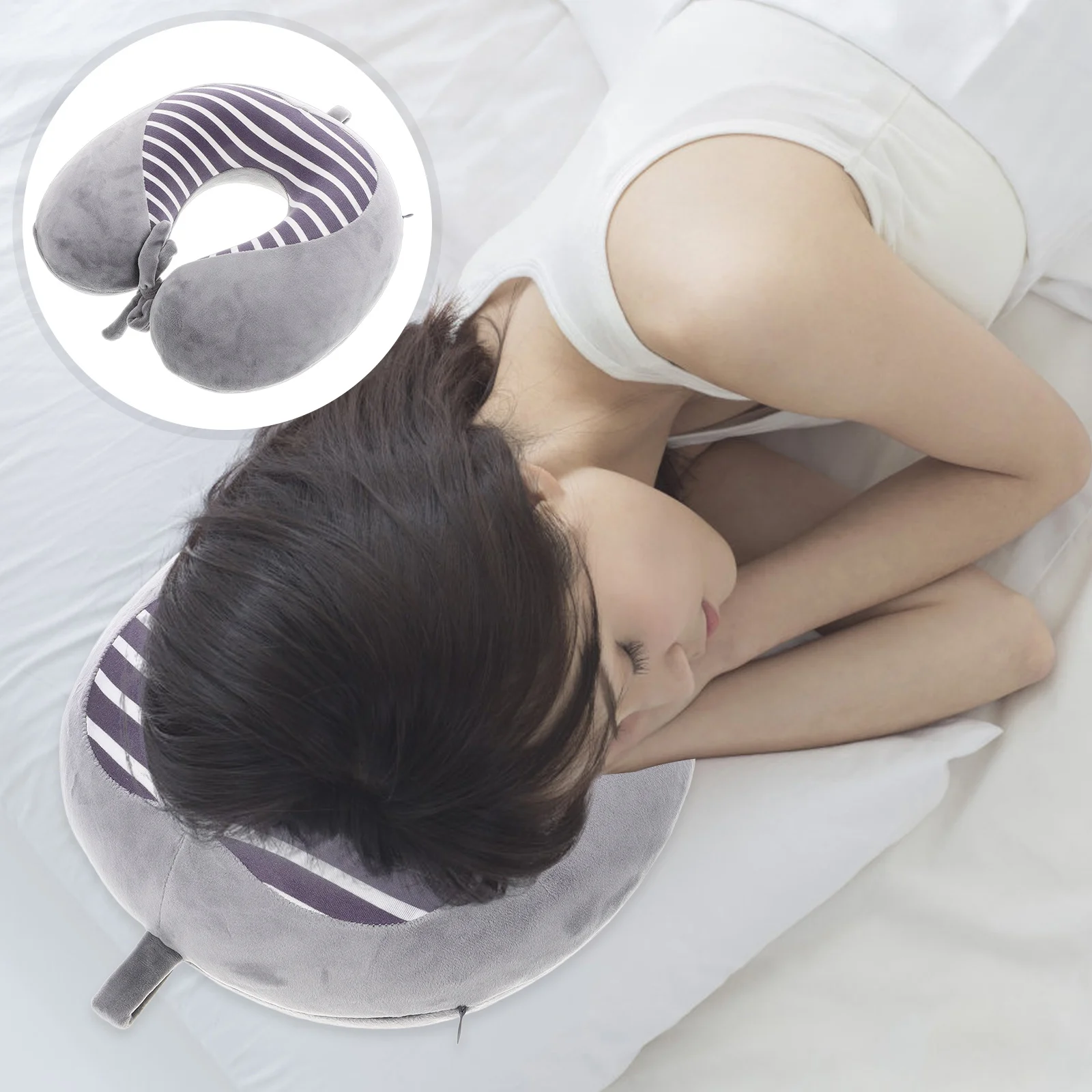 U shaped Memory Foam Pillow Ergonomic Travel Neck Pillow for Airplane Car Office Use Portable Lightweight Material
U shaped Memory Foam Pillow Ergonomic Travel Neck Pillow for Airplane Car Office Use Portable Lightweight Material