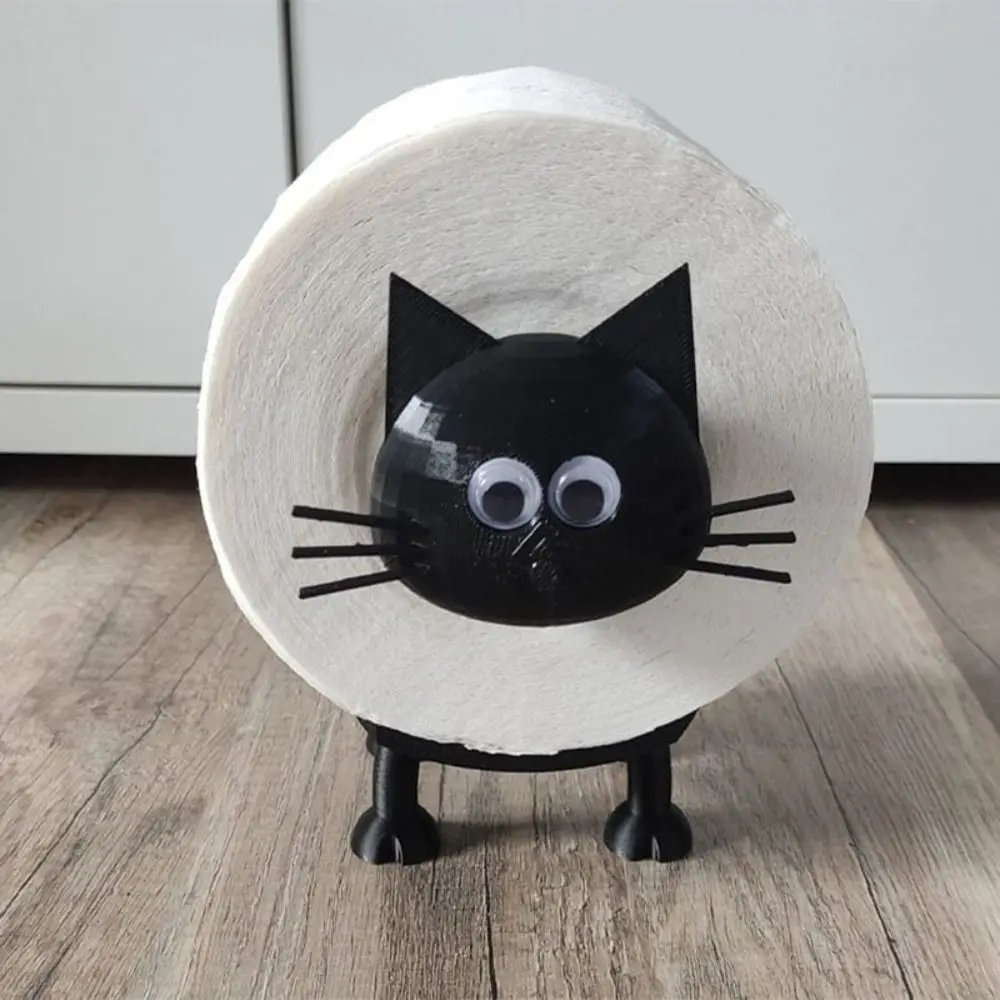 Gifts Cat Shape Toilet Tissue Rack 3D Printed Animal Decorative Free Standing Storage Roll Decorative Toilet Paper Racks
Gifts Cat Shape Toilet Tissue Rack 3D Printed Animal Decorative Free Standing Storage Roll Decorative Toilet Paper Racks