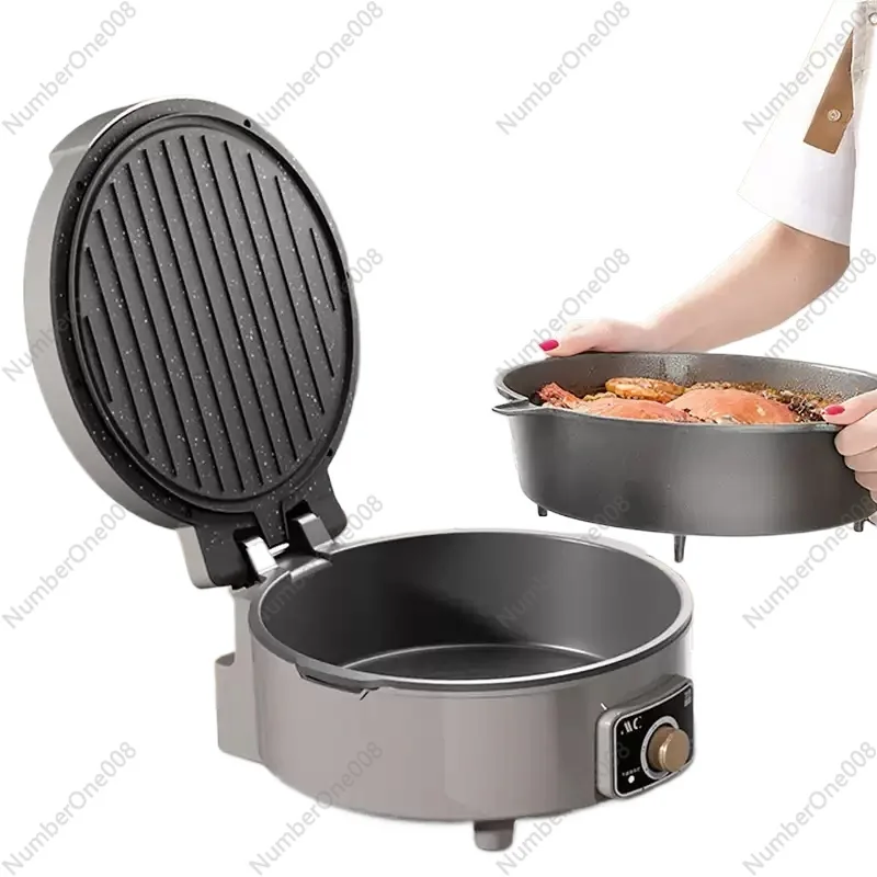 Электрическая сковорода для приготовления блинов глубиной 30 см, двухсторонняя нагревательная печь для жарки и запекания
Электрическая сковорода для приготовления блинов глубиной 30 см, двухсторонняя нагревательная печь для жарки и запекания