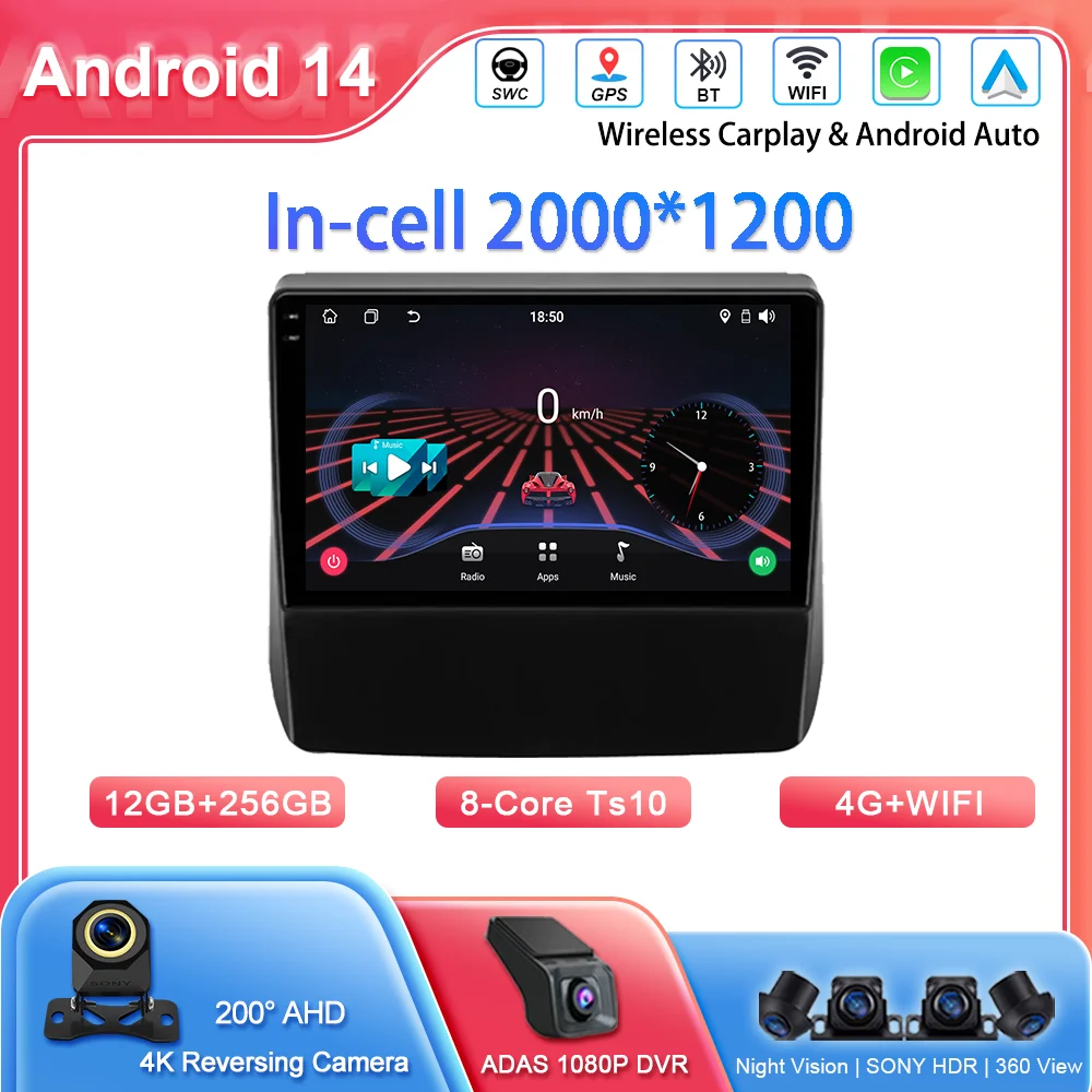 Android 14 Radio Stereo For Subaru Impreza XV Forester 5 2018-2021 Auto Multimedia Player NO 2Din GPS Navigation Touch Screen 4G
Android 14 Radio Stereo For Subaru Impreza XV Forester 5 2018-2021 Auto Multimedia Player NO 2Din GPS Navigation Touch Screen 4G