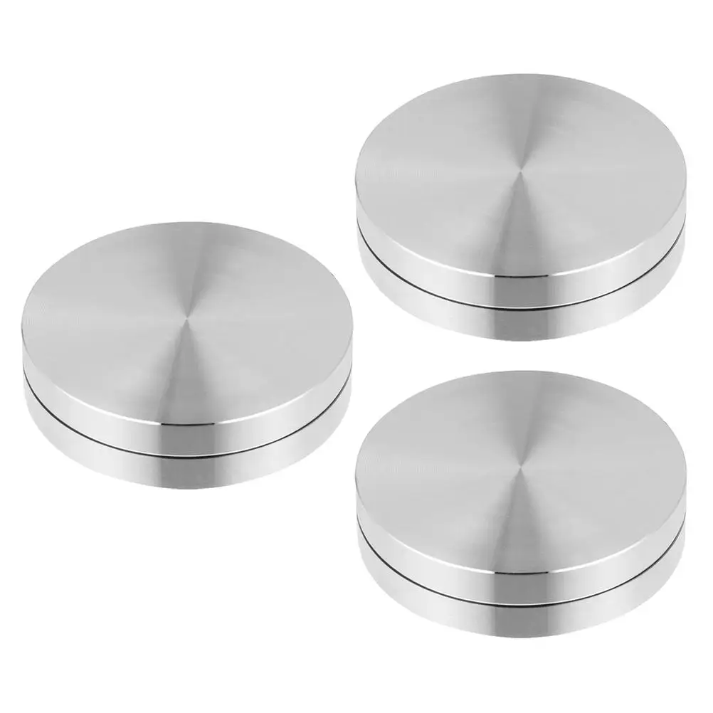 3 Pcs Baking Turntable Rotating Bearing Aluminum Alloy 360 Degree Cake Stand Base Table Storage Rack Accessories
3 Pcs Baking Turntable Rotating Bearing Aluminum Alloy 360 Degree Cake Stand Base Table Storage Rack Accessories