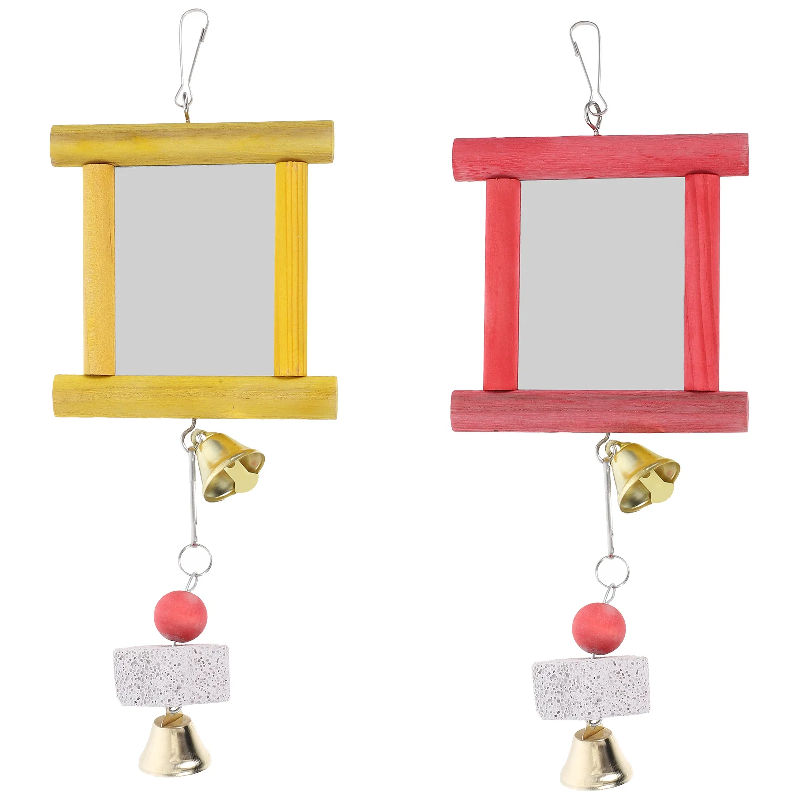 1 Pc Parrot Hanging Mirror Chew Toy Safe Bird Cage Accessory Reduces Aggression Loneliness Essential Activity Wooden
1 Pc Parrot Hanging Mirror Chew Toy Safe Bird Cage Accessory Reduces Aggression Loneliness Essential Activity Wooden