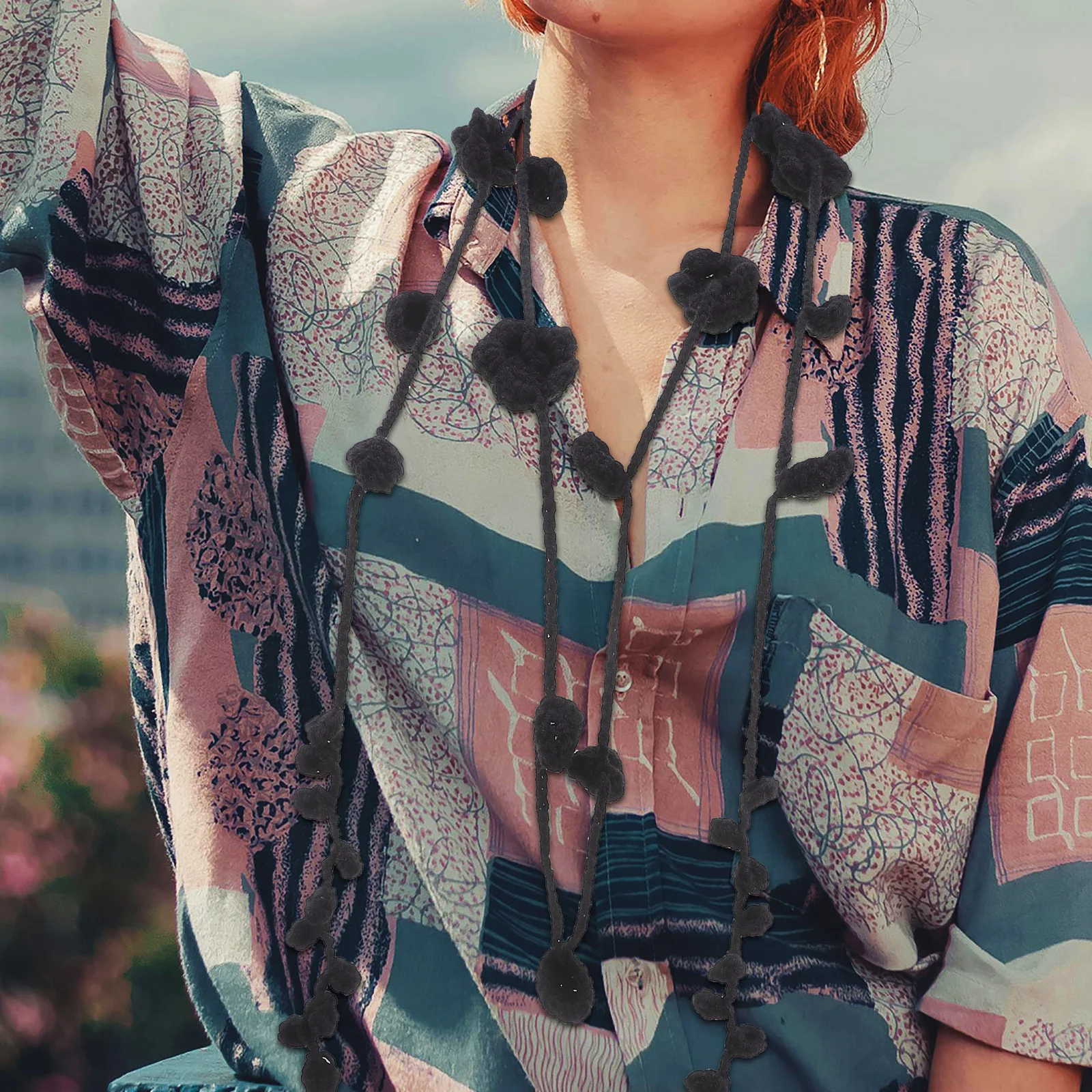 Вязаный крючком цветочный шарф-лента ручной работы, длинный узкий шарф для женщин в стиле бохо, элегантное украшение для платья, модный аксессуар для вечеринок
Вязаный крючком цветочный шарф-лента ручной работы, длинный узкий шарф для женщин в стиле бохо, элегантное украшение для платья, модный аксессуар для вечеринок