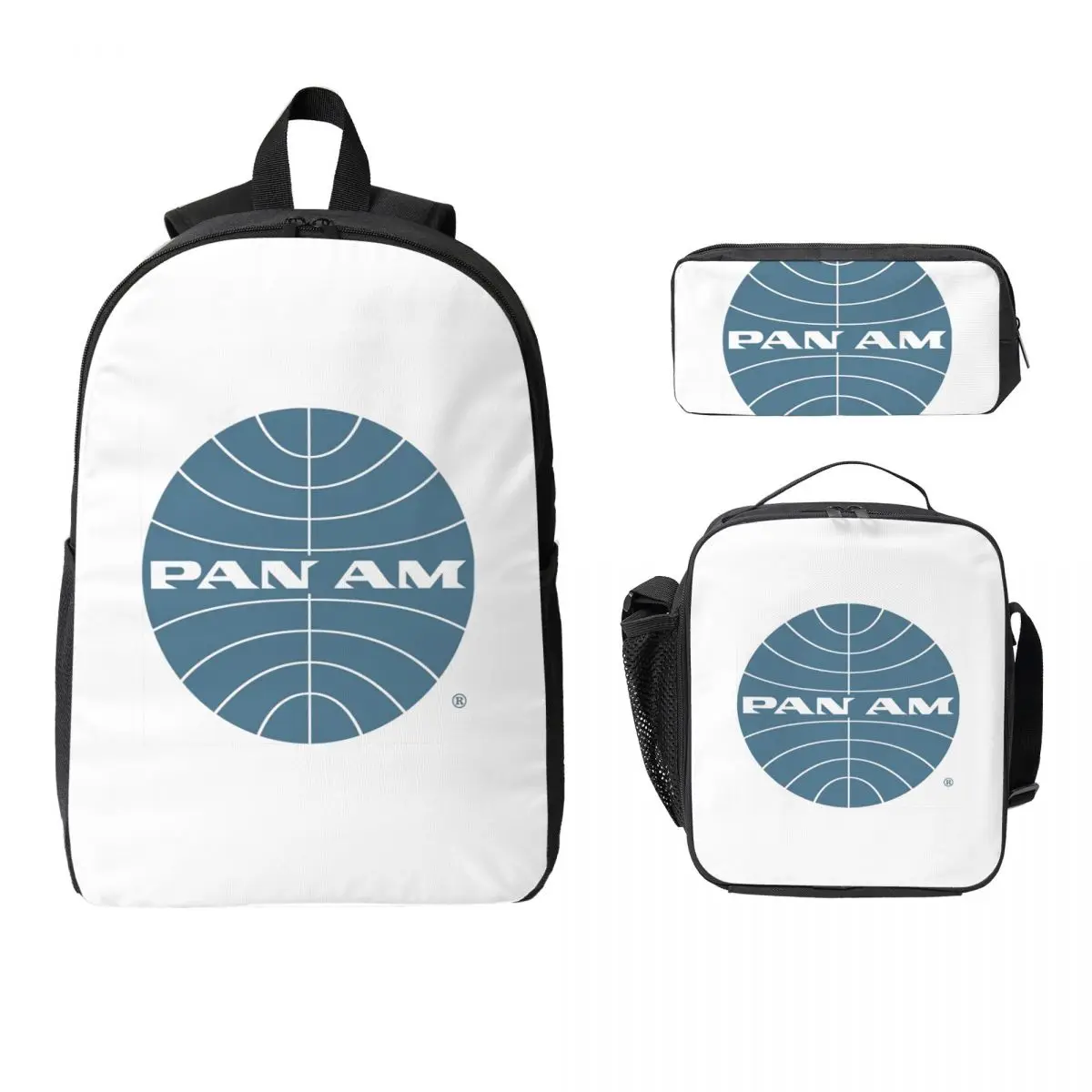 Pan Am Early 1950s Globe Thin Frame Inverted Backpack Student Boys Girls BookBag School Bag 3ps Insulated Lunch Bag Pencil Case
Pan Am Early 1950s Globe Thin Frame Inverted Backpack Student Boys Girls BookBag School Bag 3ps Insulated Lunch Bag Pencil Case
