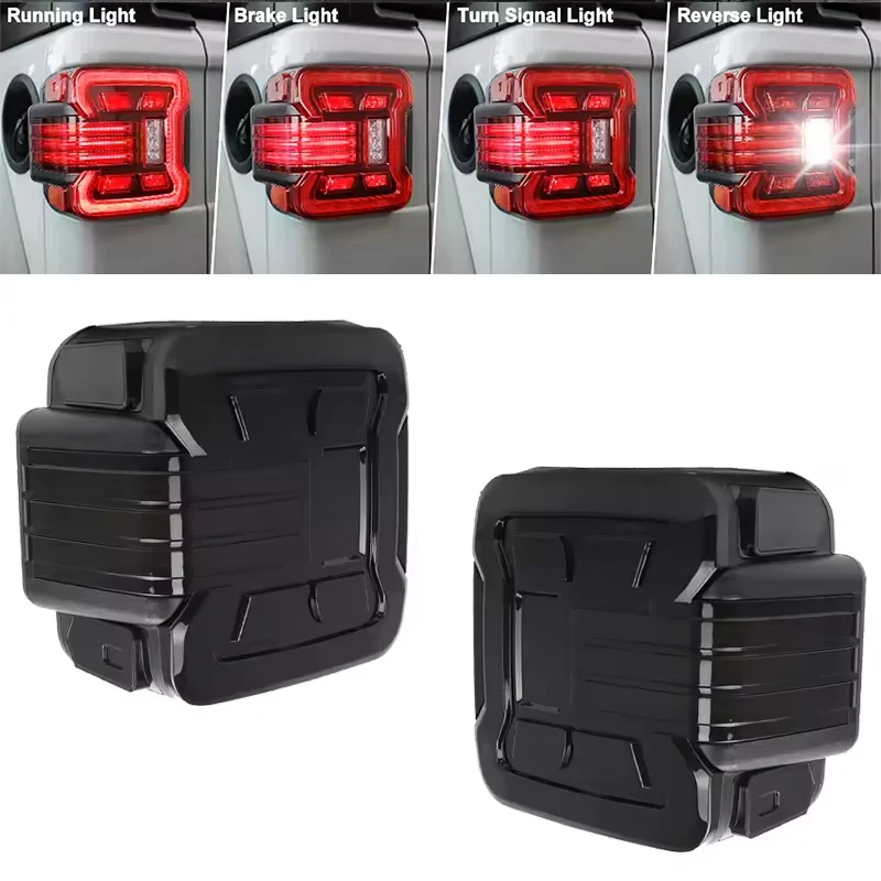 Euro Specification or American Specification LED Tail Light Brake Turn Signal Lamps For Jeep Wrangler JK 2007 -2017/ JL 2018+
Euro Specification or American Specification LED Tail Light Brake Turn Signal Lamps For Jeep Wrangler JK 2007 -2017/ JL 2018+