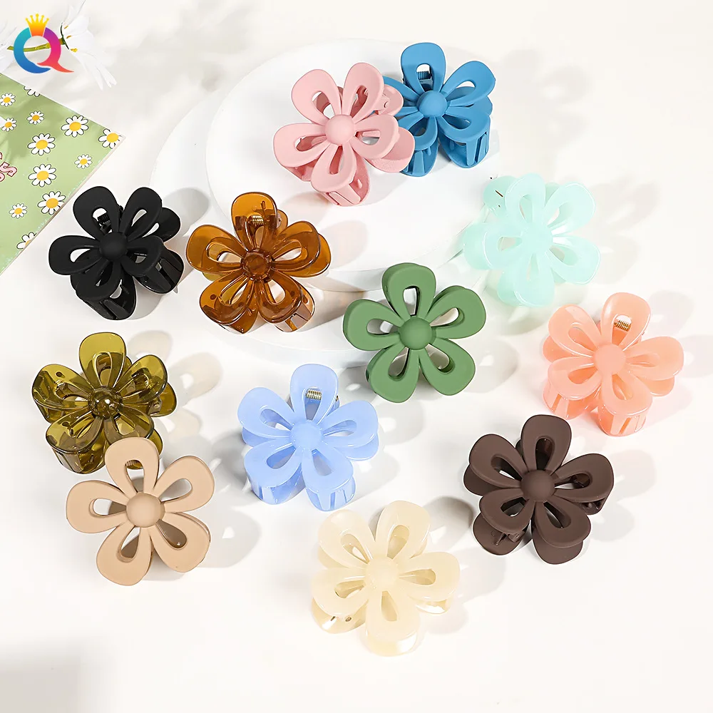 Matte ark Fin Hair Clip Jelly Flower Hair Accories High-End Sensation Faionable Hair ips for Women's Hair Sling
Matte ark Fin Hair Clip Jelly Flower Hair Accories High-End Sensation Faionable Hair ips for Women's Hair Sling