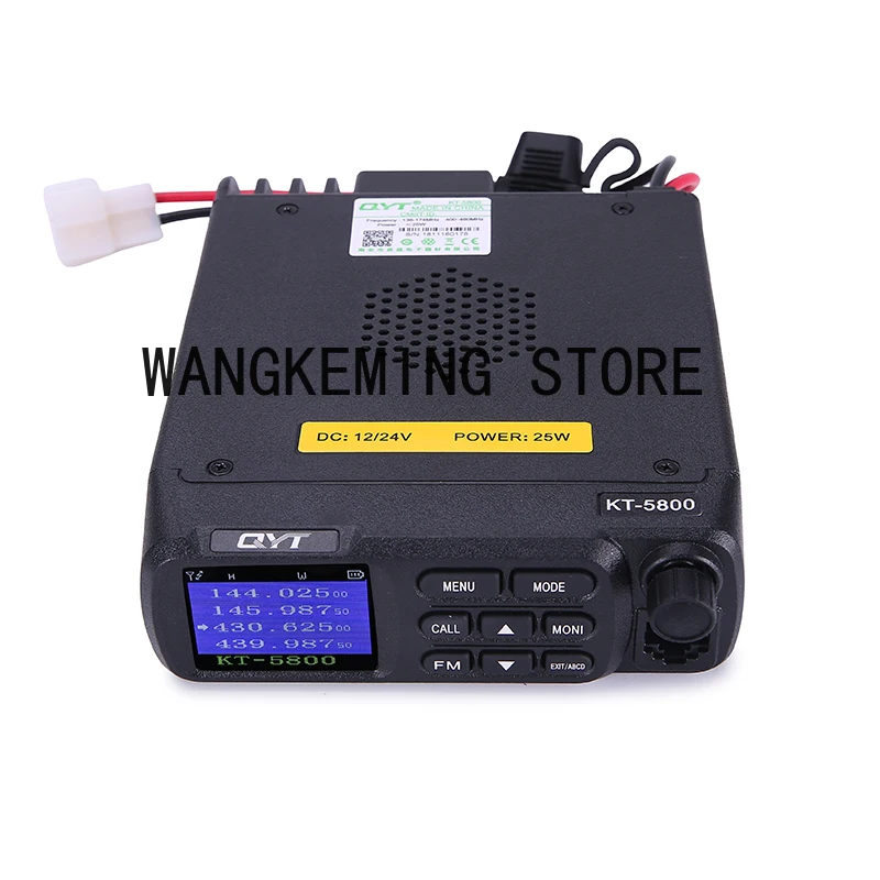 QYT KT-5800 12V/24V Truck Dual Band Mobile Transceiver Uhf Vhf Radio Mini Car Mobile Radio
QYT KT-5800 12V/24V Truck Dual Band Mobile Transceiver Uhf Vhf Radio Mini Car Mobile Radio